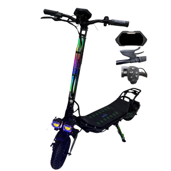 صورة سكوتر الهلاند برو الكهربائي 1500 واط – تصميم رياضي مع إضاءة وشاشة إلكترونية